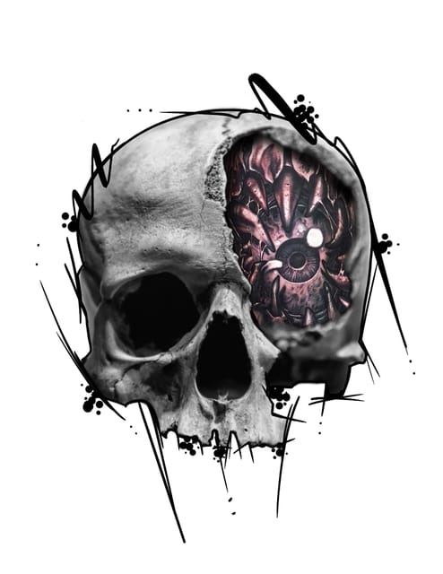 Horror skull